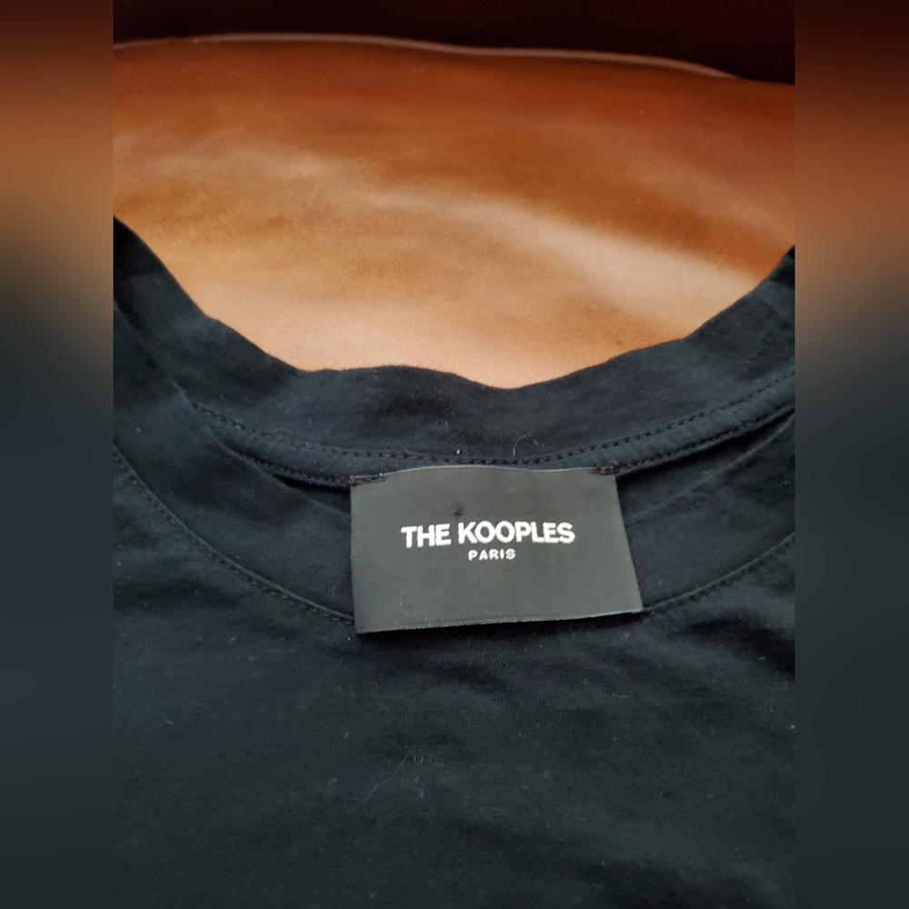The Kooples Paris - Jersey & Pins Tshirt Designer Size 1 Excellent - Picture 3 of 5
